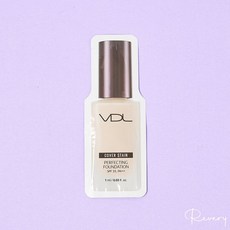 VDL COVER STAIN PERFECTING FOUNDATION 粉底液, 1個, VDL粉底液#M01 1ml