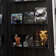 보관함 컬렉션 앨범보관 수납장 씨스, 벽걸이 CD꽂이[2개] 앨범 약 6장 넣기