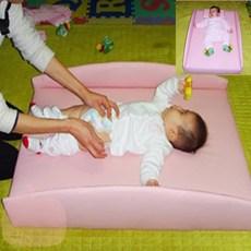 MP PU 기저귀갈이대 아기베게 기저귀매트, 핑크, 1개