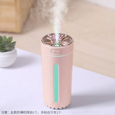 車載加濕器霧化空氣淨化器香薰噴霧機, 幻影粉【300ML】插電款,內置1濾芯