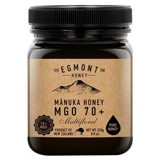 Egmont Honey 에그몬트 허니 뉴질랜드 마누카 꿀 MGO 70+ 250g 퓨어 Manuka, 1개