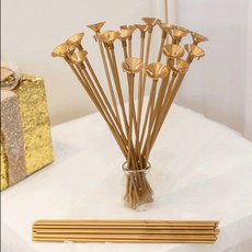 파리스 풍선 컬러 컵스틱 세트, 100개, 골드