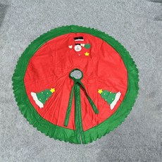 【台灣現貨 3日內達】2025年新款 聖誕樹裙 聖誕節裝飾 聖誕無紡布樹裙 聖誕樹圍裙, 1個, 圣诞老人树裙