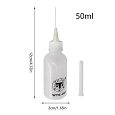 니들 팁 병 애플리케이터 빈 애플리케이터 오일러 스퀴즈 병 50ml, 01 As Picture