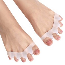 카티크 엄지발가락 휨 개선 실리콘 발가락 교정기 1세트