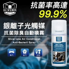 BG HB-99 銀離子光觸媒抗菌除臭自動噴霧 150ml 車用/家用，車內消臭噴霧，防疫必備, 1個