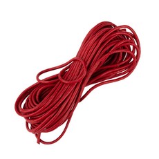 둥근 가죽끈 2mm 5M 17종 모음, 레드