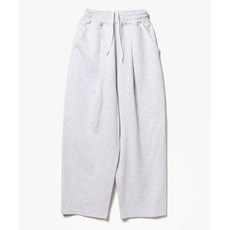 XERO Deep One Tuck Sweat Pants [White Grey] 2021S02 373322