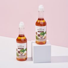 저당 저칼로리 다이어트 커피 시럽 헤이즐넛 시럽 무설탕 제로 슈가, 520g, 2개