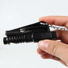 비상 망치 차량 키링 차량탈출도구 자동차탈출도구 탈출용품 차량용비상망치 버스비상망치 사고시필수 차량, 1개