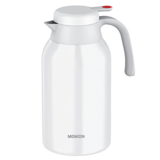 모멘 테이블포트 스텐 보온보냉주전자 이중진공주전자 2200ml, 1개, 화이트, 2.2L