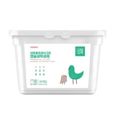생활감동 3in1 네츄럴프레쉬 그린 고농축 캡슐세제 올인원 14g, 1개, 30개입
