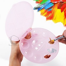 10구 미술 팔레트 수채화팔레트, 1개, 10칸, 플라스틱