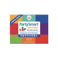 [당일출고] 히말라야 숙취해소젤리 파티스마트 소프트 츄스(2개입) 베리맛, 5.9g, 7개