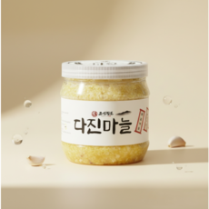 조선팔도 국내산 다진마늘(용기), 500g, 1개