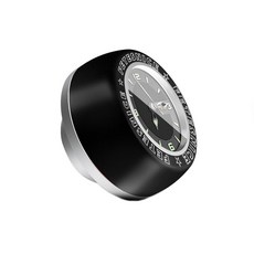 make speed 자전거스템 장착용 시계, 1개, 블랙실버