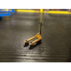 1:64 유압 포크 리프트 모델 피규어 프라모델 모형 디오라마 지게차 파레트, 1개, 지게