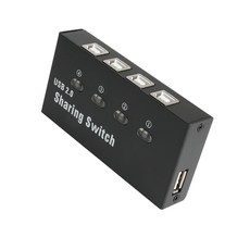 넥시 USB2.0 4:1 수동 선택기 NX1016, 선택없음, 1개