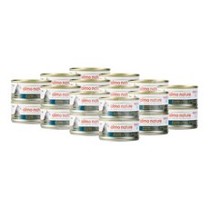 알모네이쳐 무스 고양이 주식캔 습식사료, 70g, 고등어, 24개