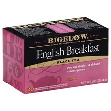 Bigelow Tea 잉글리시 브렉퍼스트 티 20개입, 20 Count (Pack of 1)