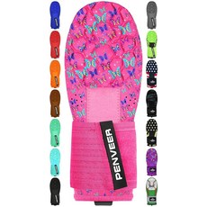 Penveer 야구 슬라이딩 장갑 청소년 및 성인 야구용 슬라이딩 장갑 소프트볼 슬라이딩 가드 왼손 및 오른손 (핫핑크 청소년), 핫 핑크