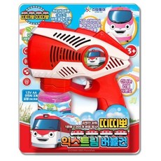 띠띠뽀띠띠뽀 익스트림 자동 버블건, 레드, 1개