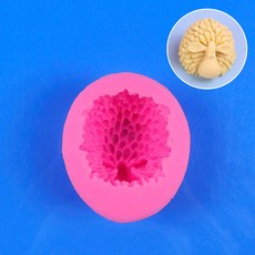수지 케이크 설탕 양초 점토 석고 금형 위해 실리콘 Decorat 3D 뒤집기 초콜릿 DIY, Ear sh p, 1개