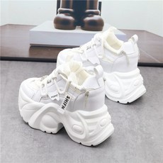 여성키높이운동화 14cm 발편한 초고층 굽높은 패션 통굽