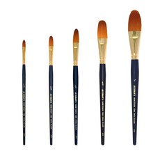 조선자 붓 1390 Oval Glaze, 1개, 1호