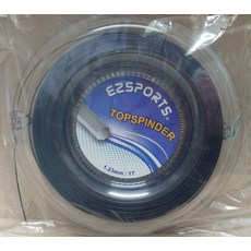 EZSPORTS TOP SPINNER 網球線, 黑色, 1個