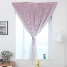 전동 자동커튼 편리한 드릴링 없음 벨크로 차광, 82) 보라색  1PCS W100 x H120cm, 1개