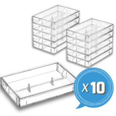 투명 카세트테이프 케이스 X 10개 1세트 교체용 홀더타입