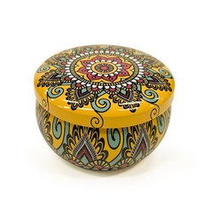 AMARA 旅香曼陀羅系列蠟燭 大豆蠟燭 造型蠟燭 儀式感生活 生日/情人節/聖誕禮物, 1個, 光感佛手(花香), 花香