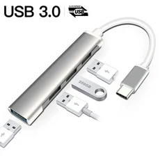 USB 3.0 허브 C타입 확장 도크 4 포트 멀티 스플리터 어댑터 OTG 샤오미 화웨이 폰 맥북 프로용 인 1, 01 Type-C, 01 Type-C