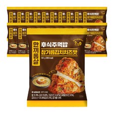 한끼통살 후식주먹밥 참기름 김치치즈맛, 20개, 100g
