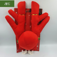 차량용 루돌프 코스튬 크리스마스 장식용, 레드