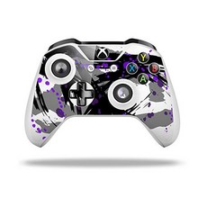 XBOX One SX 컨트롤러와 호환되는 WraptorSkinz 데칼 비닐 스킨 랩 - Abstract 02 Purple 컨트롤러 미포함, XBOX One SX 컨트롤러와 호환되는 Wraptor