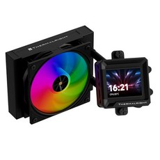Thermalright FW SE 120 ARGB 블랙 CPU 워터 쿨링 120mm Aio 2000RPM의 팬 2인치 디스플레이 스크린-320x240 해상도 AMD/AM, FW SE 120 ARGB BLACK