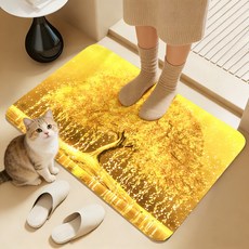 Aram 빨아쓰는 돈들어오는 금전수 황금 돈나무 규조토 발매트 집들이 개업선물