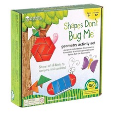 러닝 리소스(Learning Resources) 산수 교재 도형 액티비티 세트 Shapes Dont Bug Me Geometry Activity Set LER1762