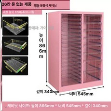 네일샵 서랍장 메니큐어 수납 립스틱 선반 10개 보관함, 진회색