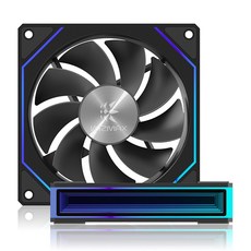 마이크로닉스 WIZMAX ICEROCK G30-120 인피니티 aRGB PWM RVS 컴퓨터 케이스 쿨러, 1개, 블랙