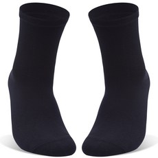 다안삭스 무압박 빅사이즈 큰발 왕발 조임없는 국산 무지 순면 긴목 양말 [270~320mm], 중목, 블랙 8족