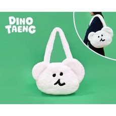 Dinotaeng 矮袋鼠毛茸茸大臉提袋