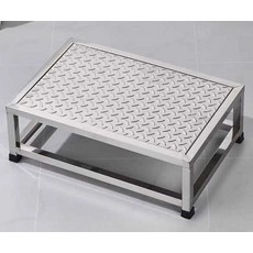 스텐 작업 발판 작업대 산업용 안전 SUS 디딤대 계단 미끄럼방지, 그레이8 실속형 40x30x25CM, 1개