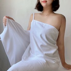 [라몬즈] 여성 목욕 골프 샤워가운 바디타월, 1개