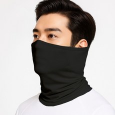 잭브라운 자외선 차단 쿨마스크 골프 라이딩 러닝 마스크, 옵션6. 블랙1장, 1개