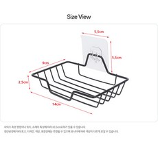 스테인리스 화장실 컵대 욕실용품 벽걸이 컵대 수납 홀더 정리, 실버, 1개
