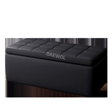 수납의자 직사각형 옷가게 흰색 수납 의자 피팅룸, B. 40x40x40cm 스토리지 있음, K. 짙은 녹색 PU 가죽