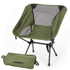 캠핑체어 초경량 조립식 의자 휴대용 접이식 낚시 피크닉 폴딩체어, 1개, 카키